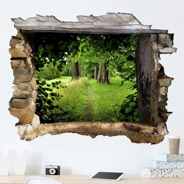 Wall decal forest Hidden Clearing