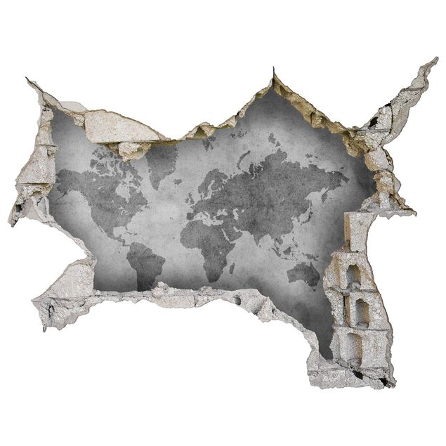 Wall stickers maps Vintage World Map II