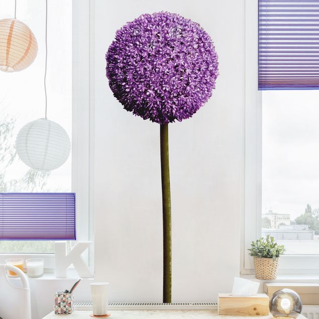 Floral wall stickers Allium Flower Set of 1