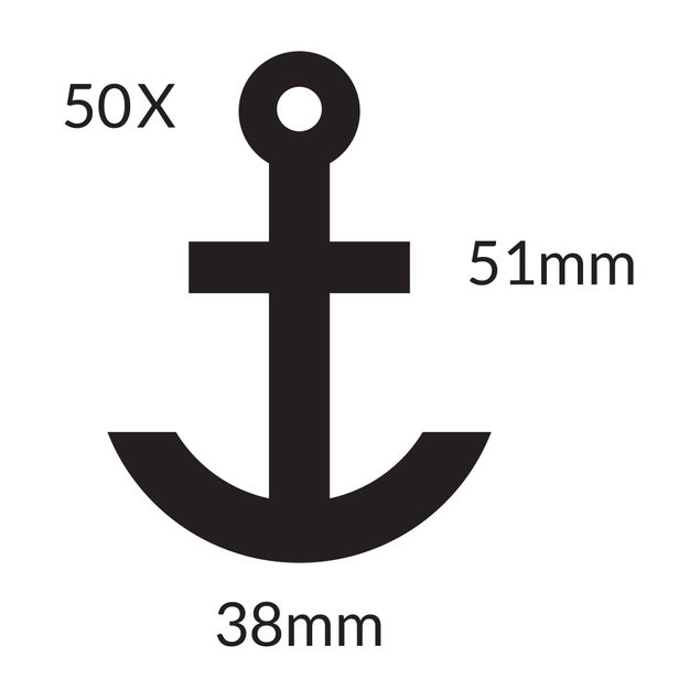 Wall sticker - Anchor - 50 Modern Anchors