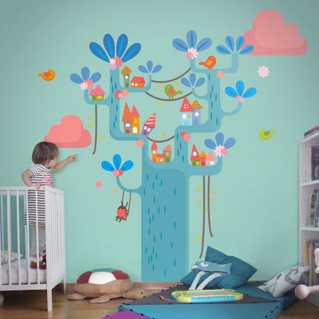 Wall decal forest No.EK153 Play Tree