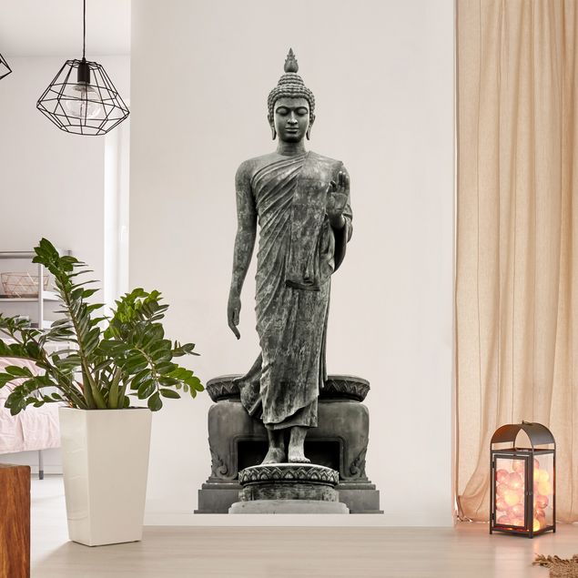 Spiritual wall art stickers Buddha Statue