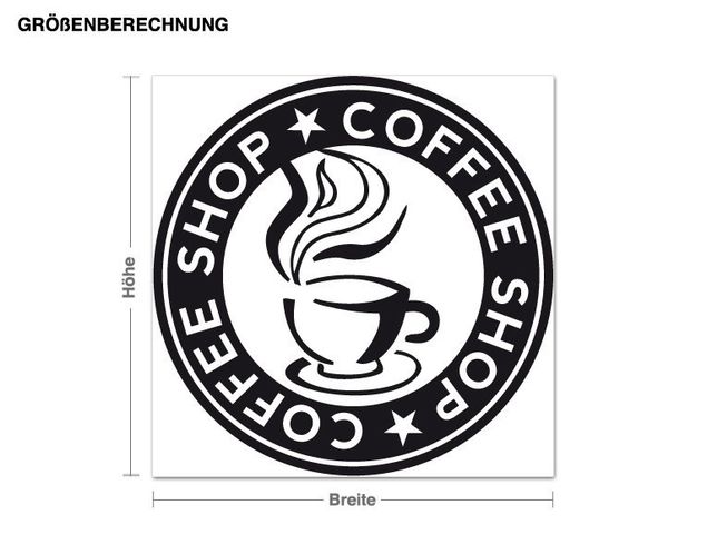 Wall sticker - Coffee shop