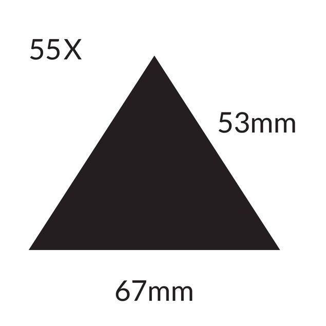 Wall sticker - Triangles - 55x Triangles