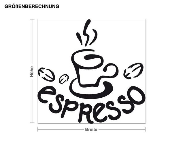 Wall sticker - Espresso