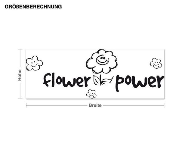 Wall sticker - Flower Power