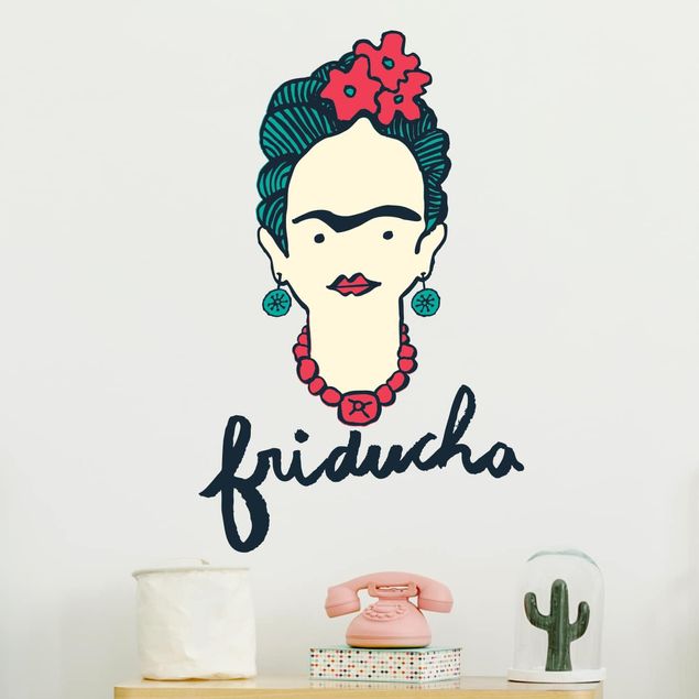 Wall decals quotes Frida Kahlo - Friducha