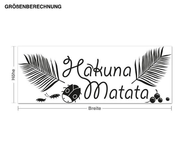 Wall sticker - Hakuna Matata Kids