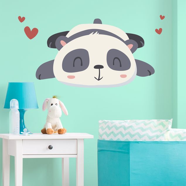Animal print wall stickers Amorous Panda