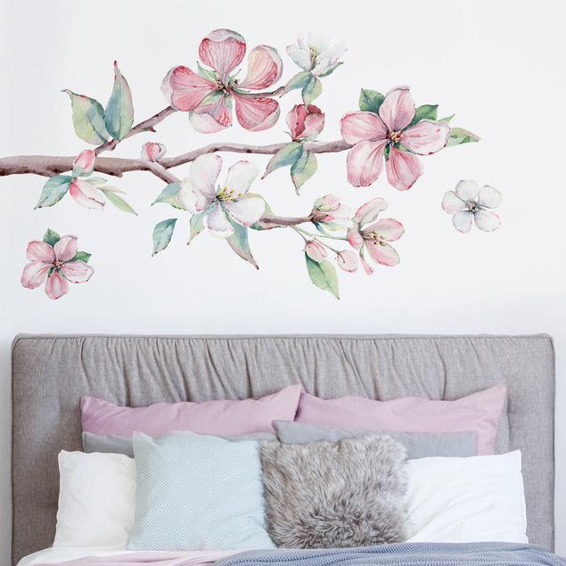 Wall sticker - Cherry Blossom Branch Watercolour Set