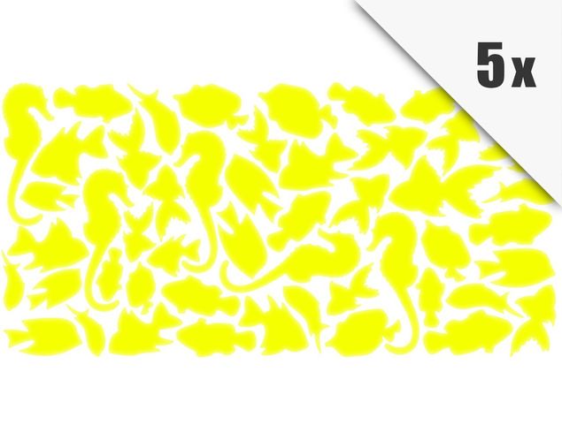 Wall sticker - Sea animals 250 pcs Set