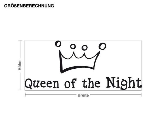 Wall sticker - Night Queen