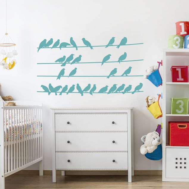 Wall stickers No.IS21 Flock of Birds