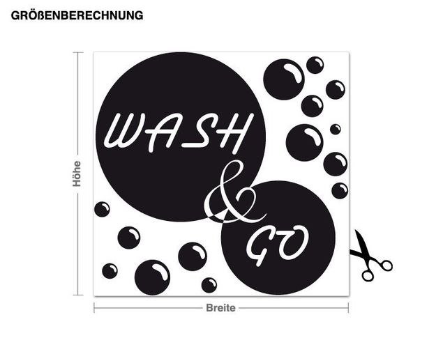Wall sticker - Wash&Go