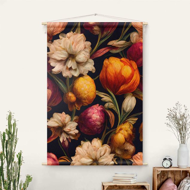 modern tapestry Warm Bouquet