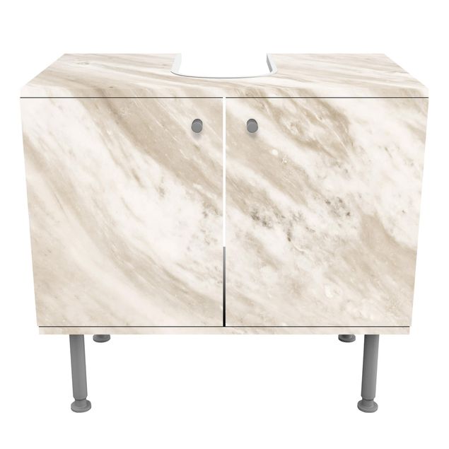 Wash basin cabinet design - Palissandro Marble Beige