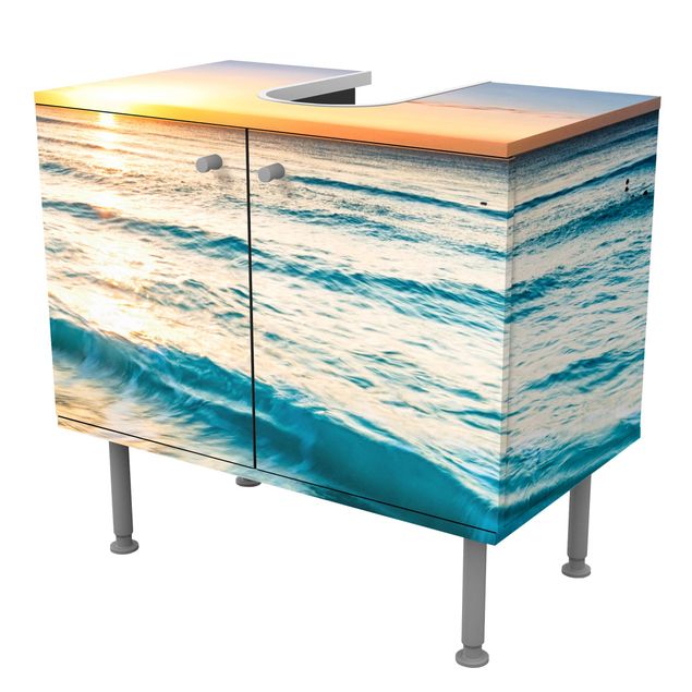 Wash basin cabinet design - Sunset At The Beach
