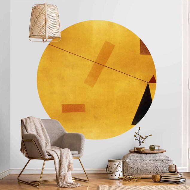 Self-adhesive round wallpaper - Wassily Kandinsky - Out Of Mass