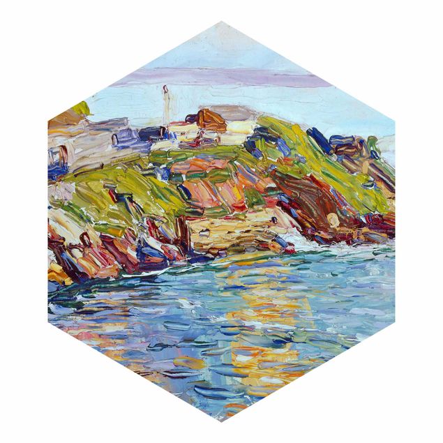 Self-adhesive hexagonal pattern wallpaper - Wassily Kandinsky - Bay Rapallo