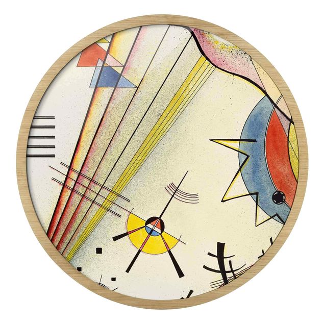 Circular framed print - Wassily Kandinsky - Significant Connection