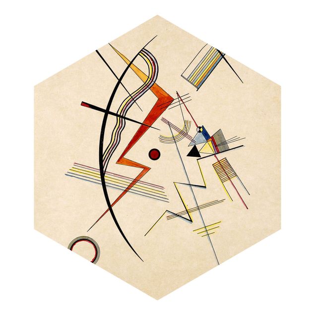 Self-adhesive hexagonal pattern wallpaper - Wassily Kandinsky - Annual Gift