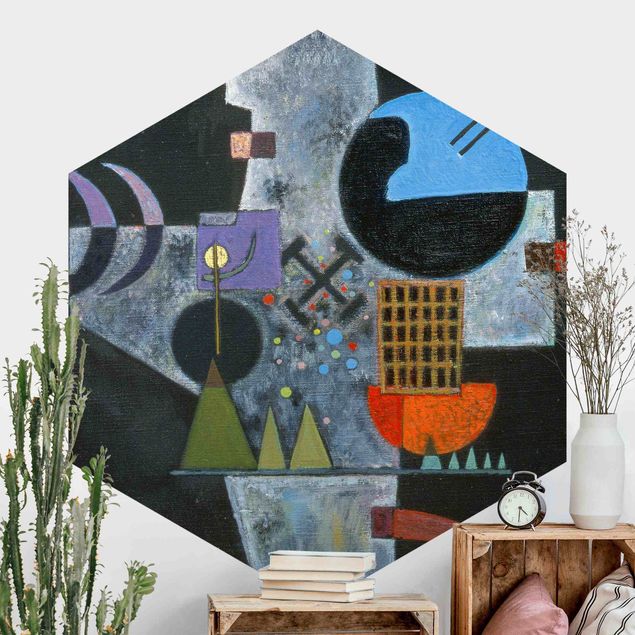 Hexagonal wallpapers Wassily Kandinsky - Cross