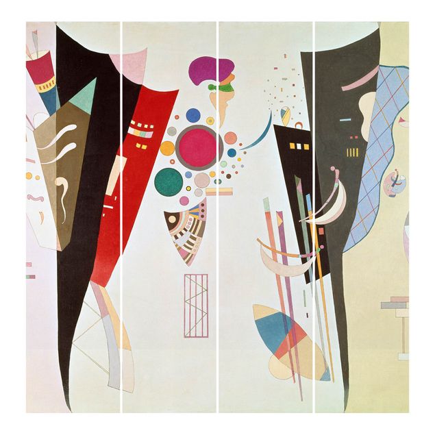 Sliding panel curtains set - Wassily Kandinsky - Reciprocal Accord