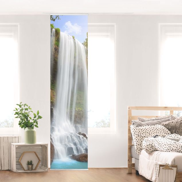 Sliding panel curtains set - Waterfalls