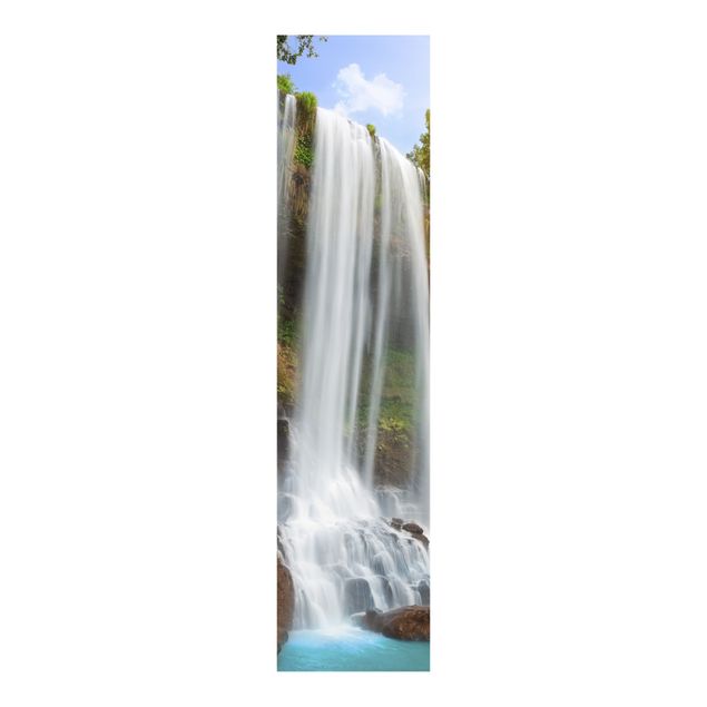 Sliding panel curtains set - Waterfalls