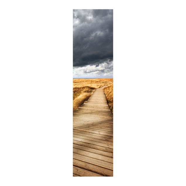 Sliding panel curtains set - Path Between Dunes