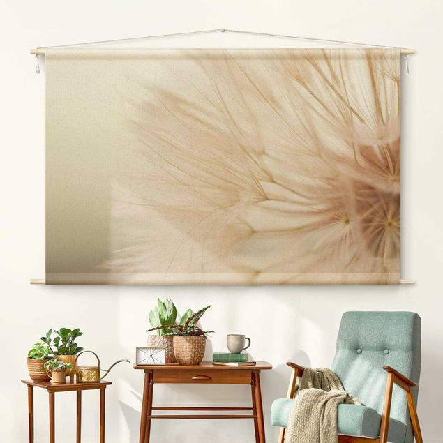 modern tapestry wall hanging Soft Dandelions