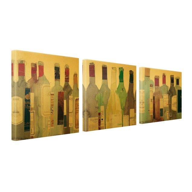 Print on canvas - Wine & Spirits Set I