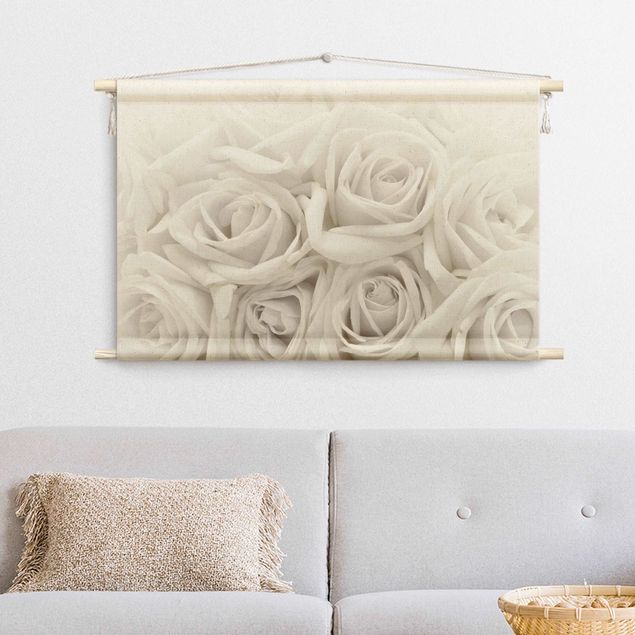 wall hanging decor White Roses