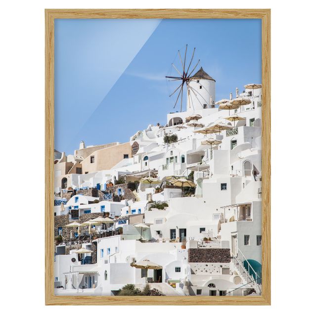 Framed poster - White Greece