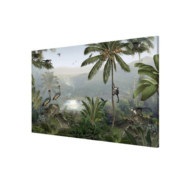 Magnetic memo board - Vast view into the depths of the jungle