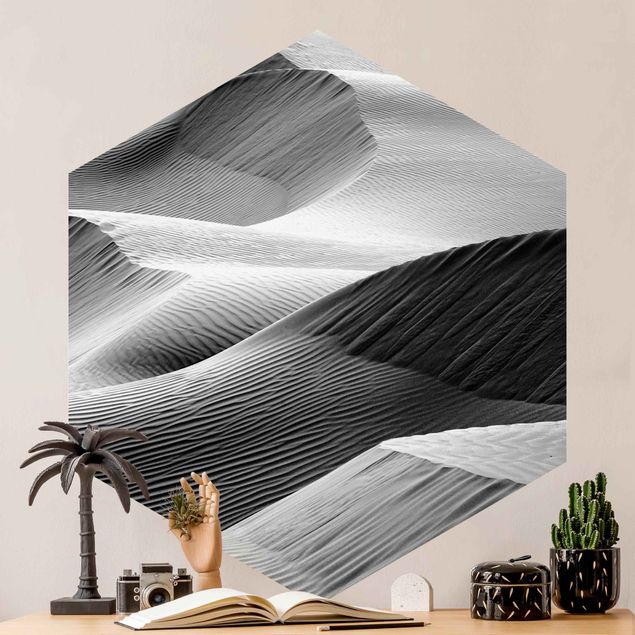 Wallpapers Wave Pattern In Desert Sand