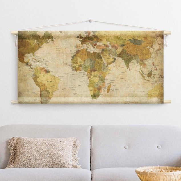 wall hanging decor World Map