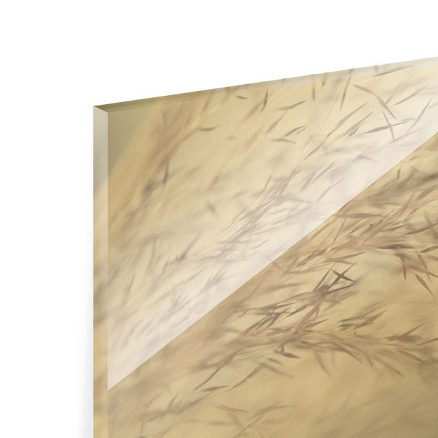 Glass print - Meadow Grass Close Up