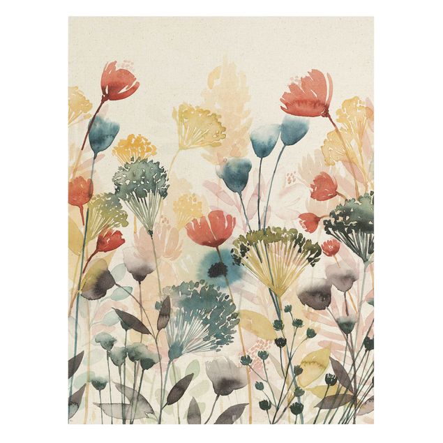 Canvas print gold - Wildflowers In Summer