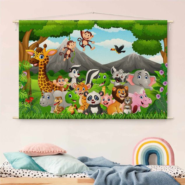 wall hanging decor Wild Jungle Animals