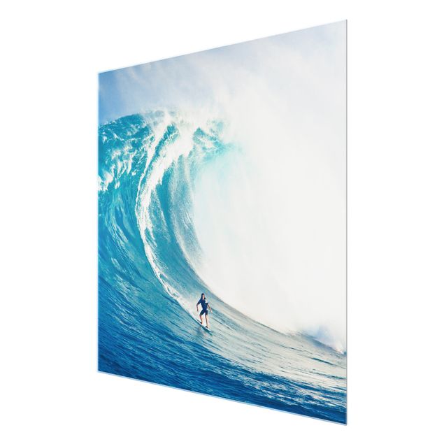 Glass print - Wild Surfing