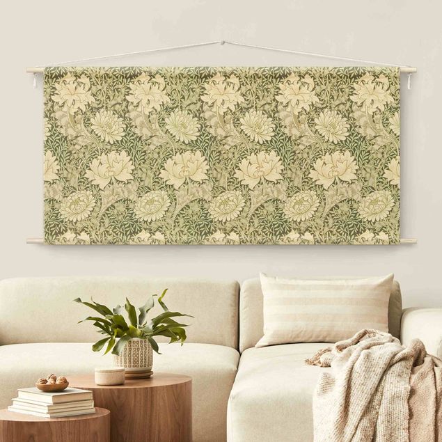 extra large tapestry wall hangings William Morris Pattern - Large Flowers