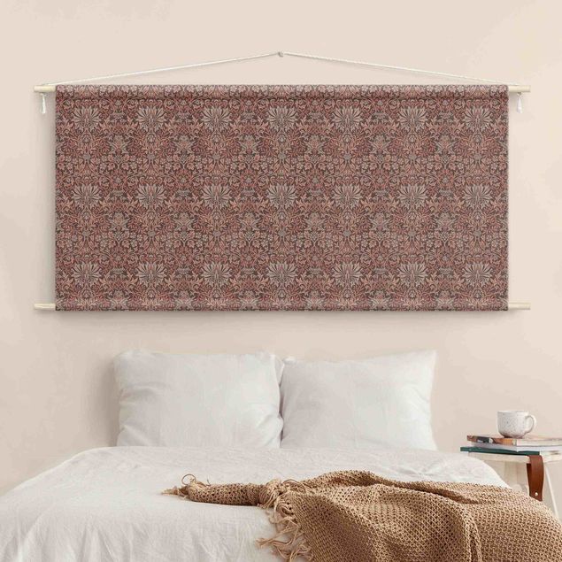 extra large tapestry William Morris Pattern In Light Pink