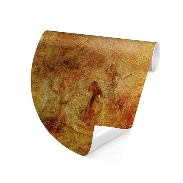 Self-adhesive round wallpaper - William Turner - The Angel Standing in the Sun