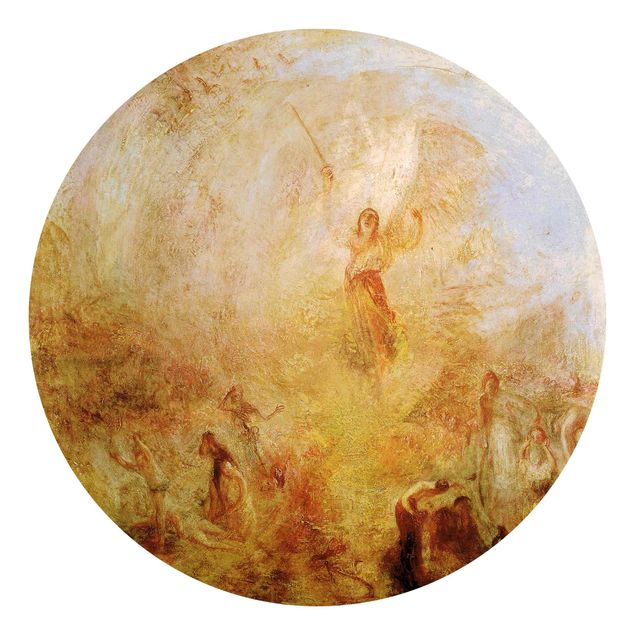 Self-adhesive round wallpaper - William Turner - The Angel Standing in the Sun