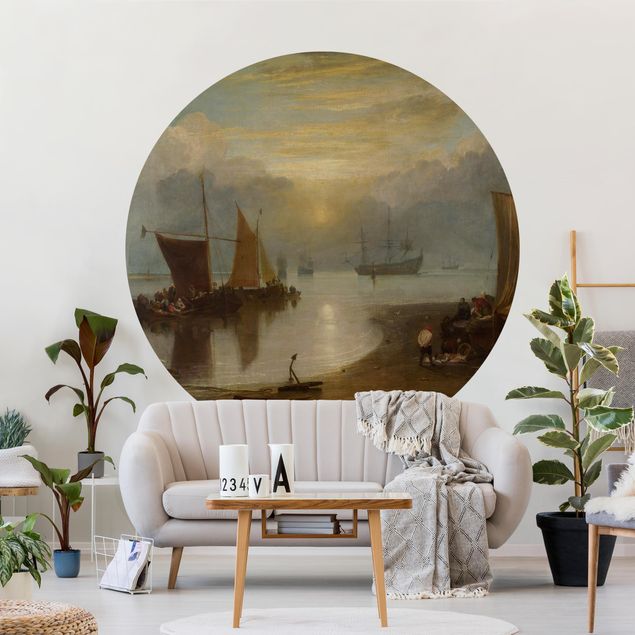 Self-adhesive round wallpaper - William Turner - Sun Rising Through Vapour
