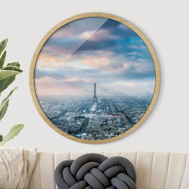 Framed prints round Winter In Paris