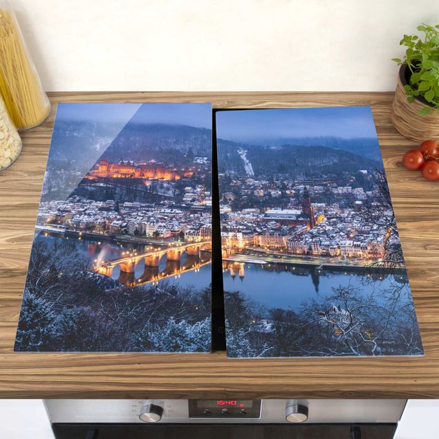 Stove top covers - Heidelberg In The Winter