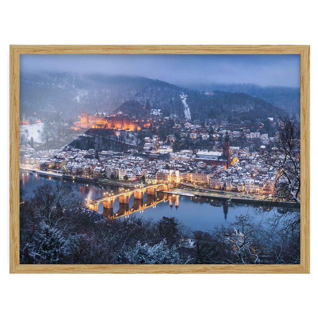 Framed poster - Heidelberg In The Winter