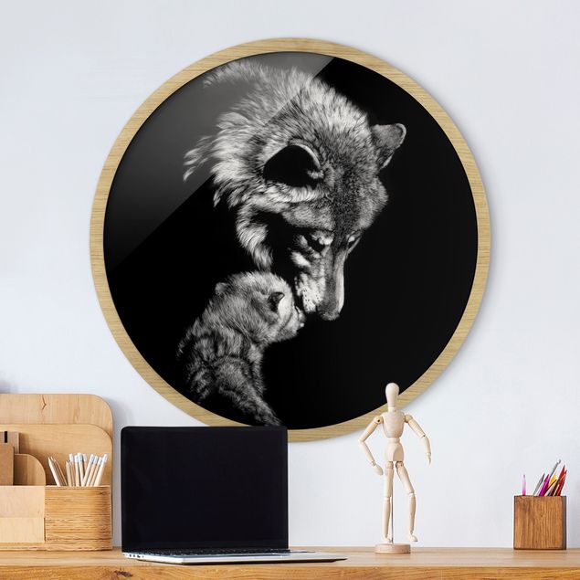 Framed prints round Wolf In The Dark